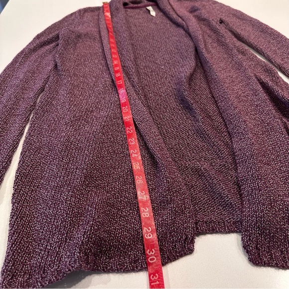 RVCA Knit Plum/‎ Purple Cardigan Sweater Size Small - Picture 5 of 8